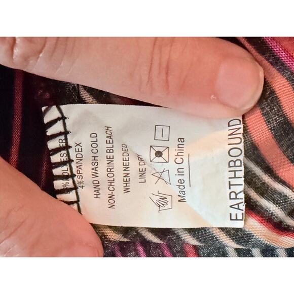 Earthbound Strapless Maxi Dress Size S/M Stretch Tube Boho Whimsical Indie Mod - Picture 7 of 7